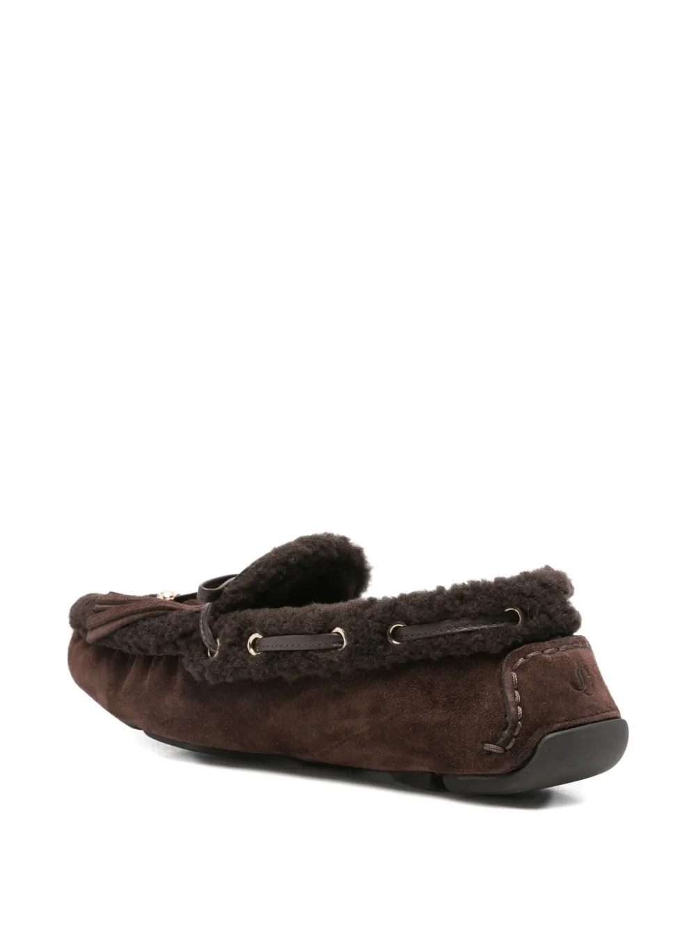 Jimmy Choo Manon suede loafers Brown