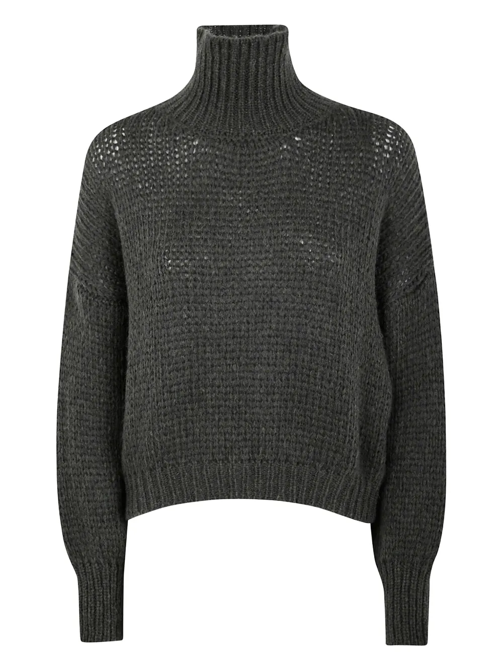 Nuur Turtleneck Alpaca-wool Sweater In Gray