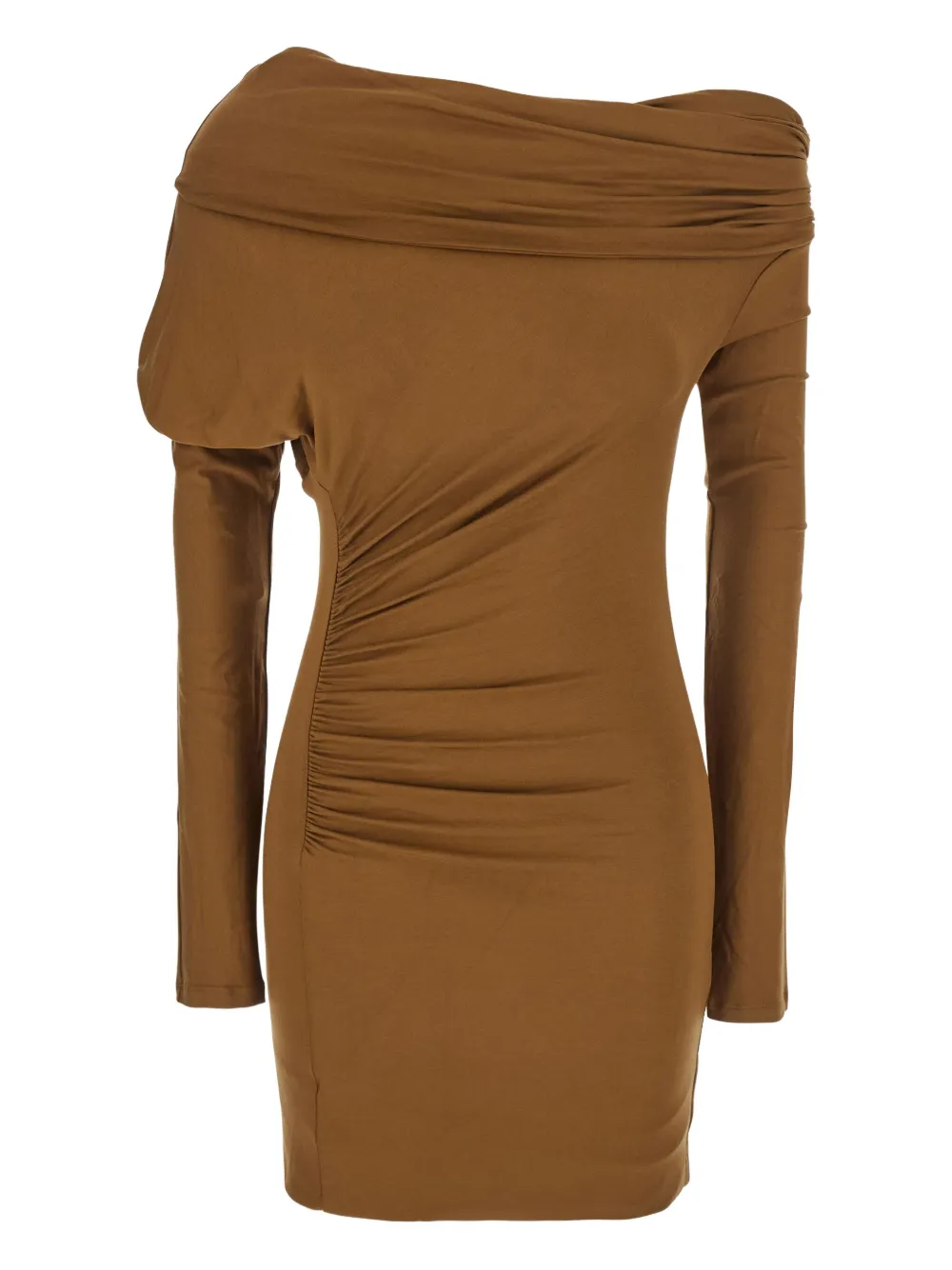 THE ANDAMANE Zoe mini dress - ブラウン THE ANDAMANE Zoe mini dress - ブラウン