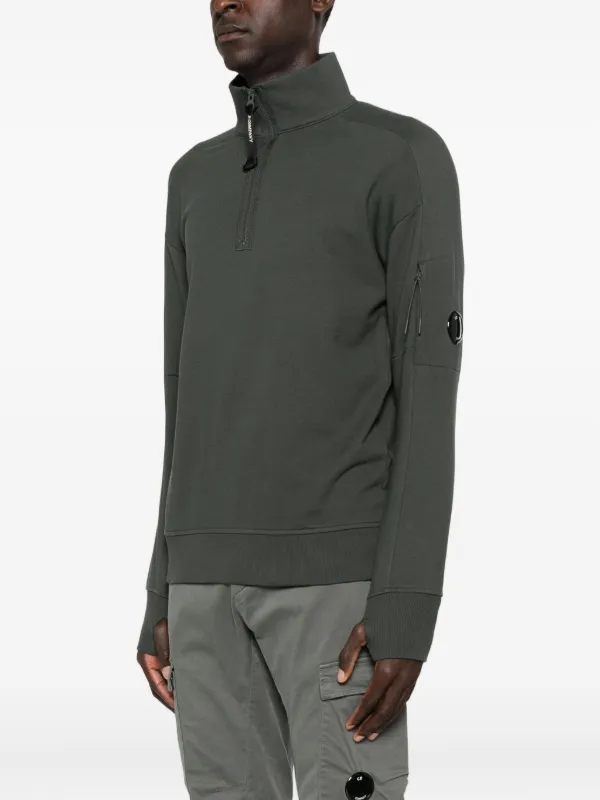 C.P. Company ハーフジップ スウェットシャツ | グリーン | FARFETCH JP
