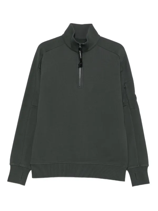 C.P. Company ハーフジップ スウェットシャツ | グリーン | FARFETCH JP