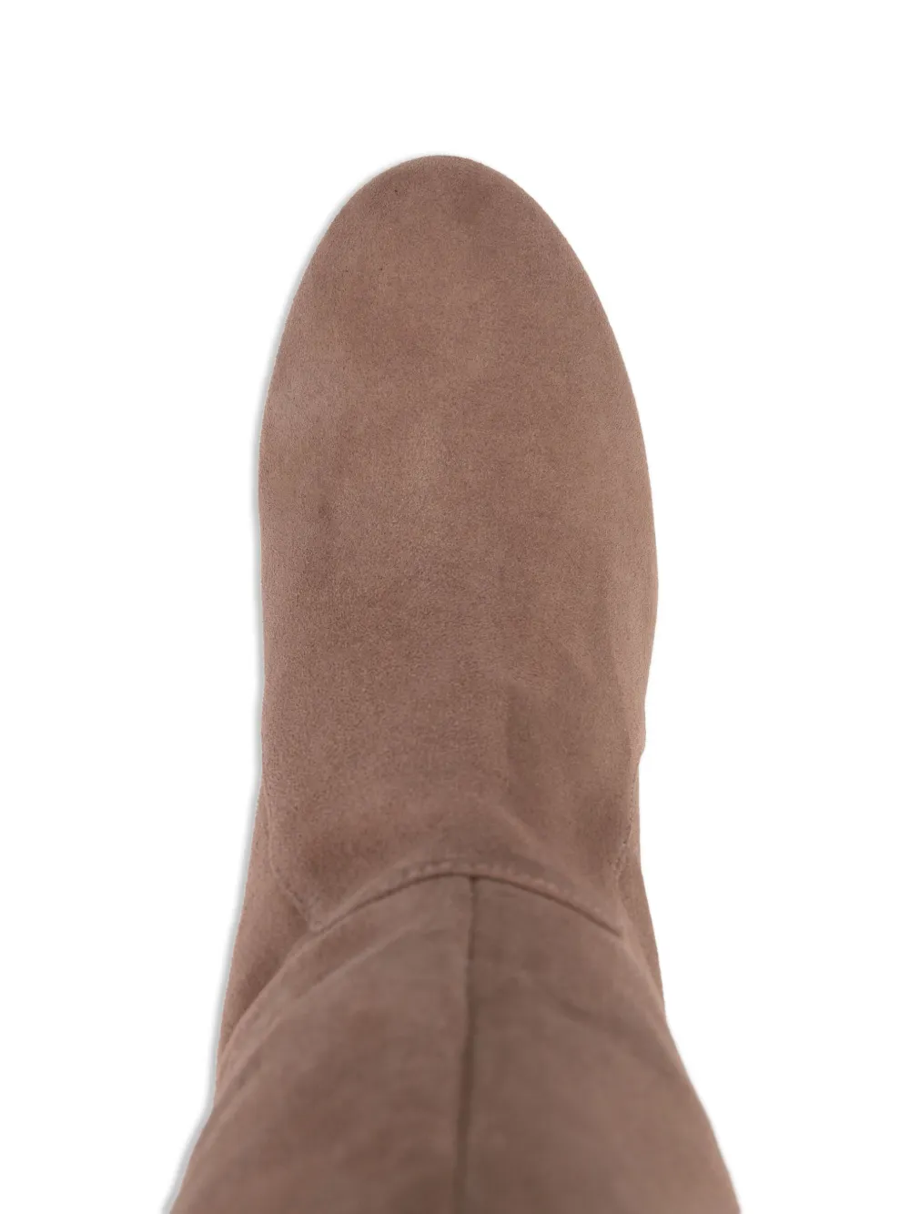 Stuart Weitzman Suède knielaarzen Beige