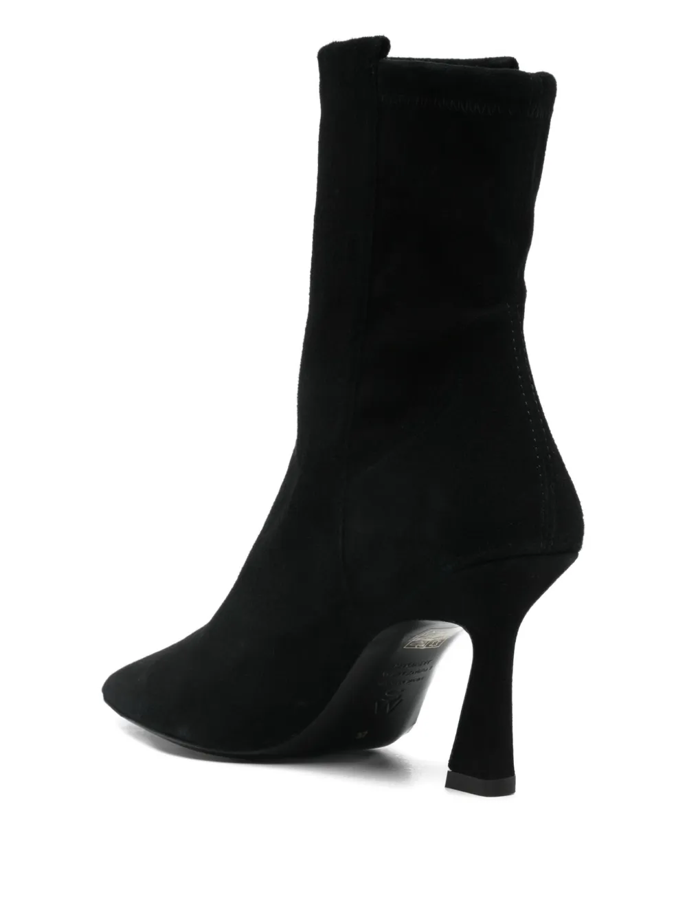 Stuart Weitzman suede ankle boots Black