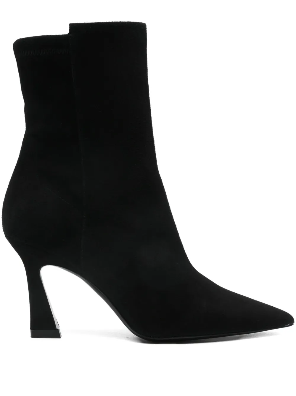 Stuart Weitzman suede ankle boots Black