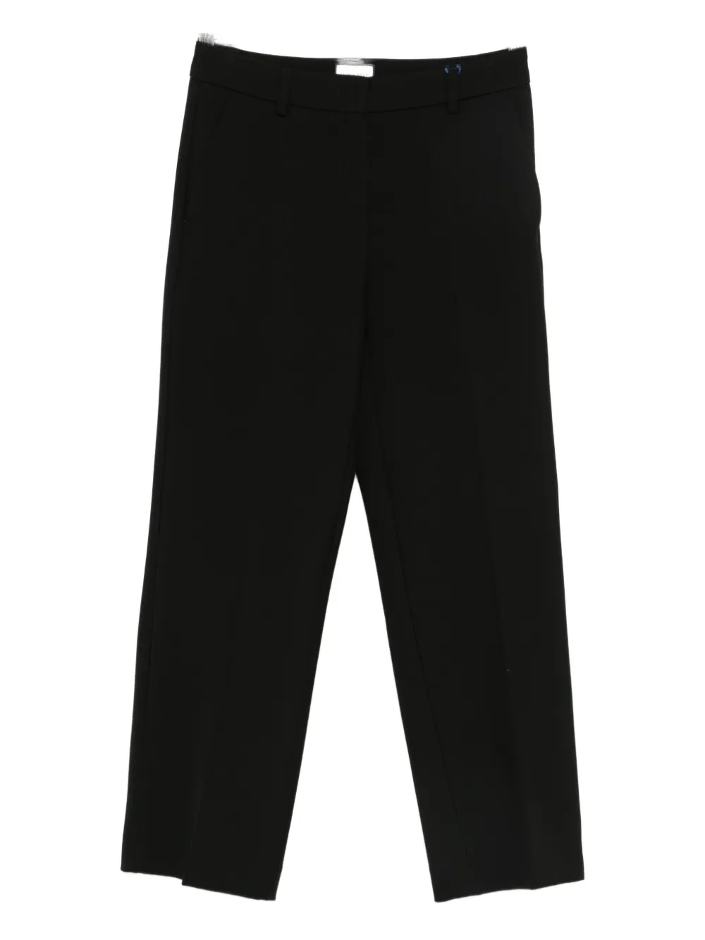 Seductive Straight-leg Trousers In Black