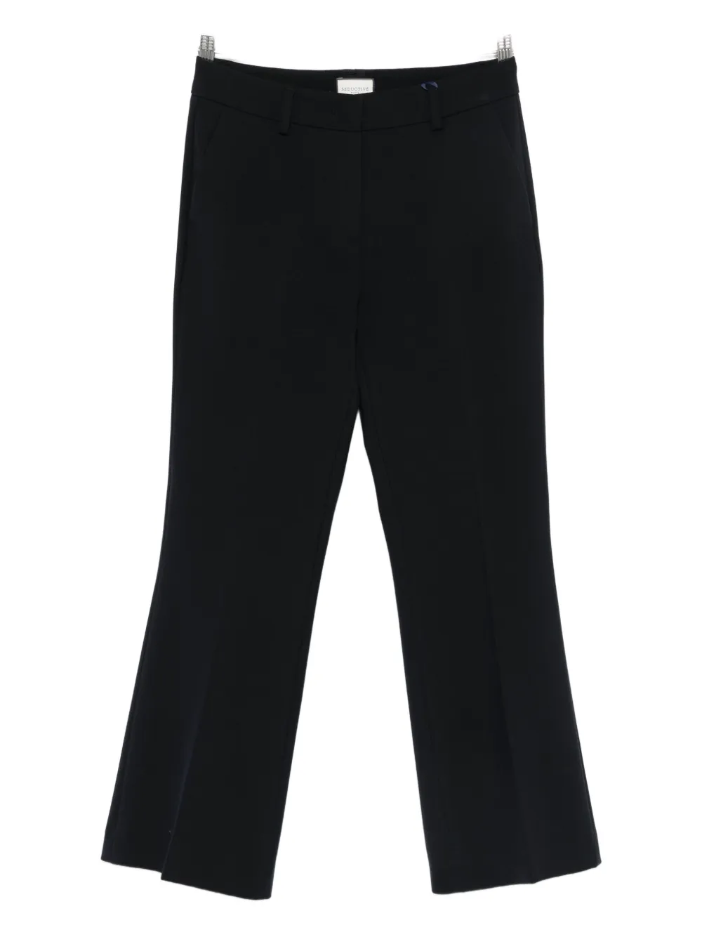 Seductive Flared Trousers In Blue