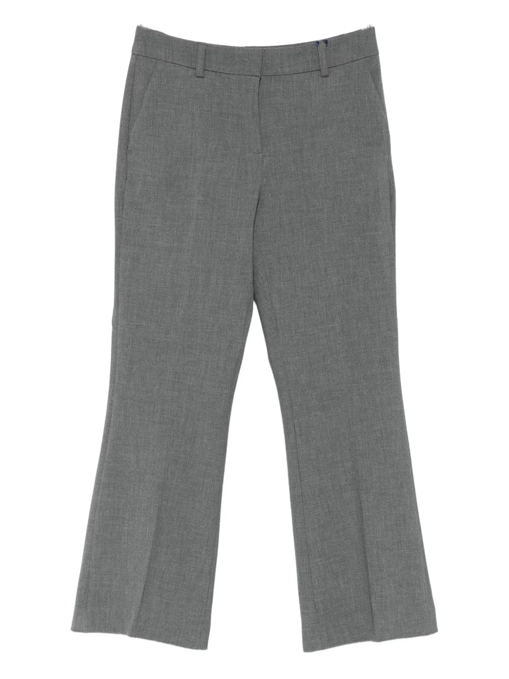 Seductive Straight Trousers In Gray