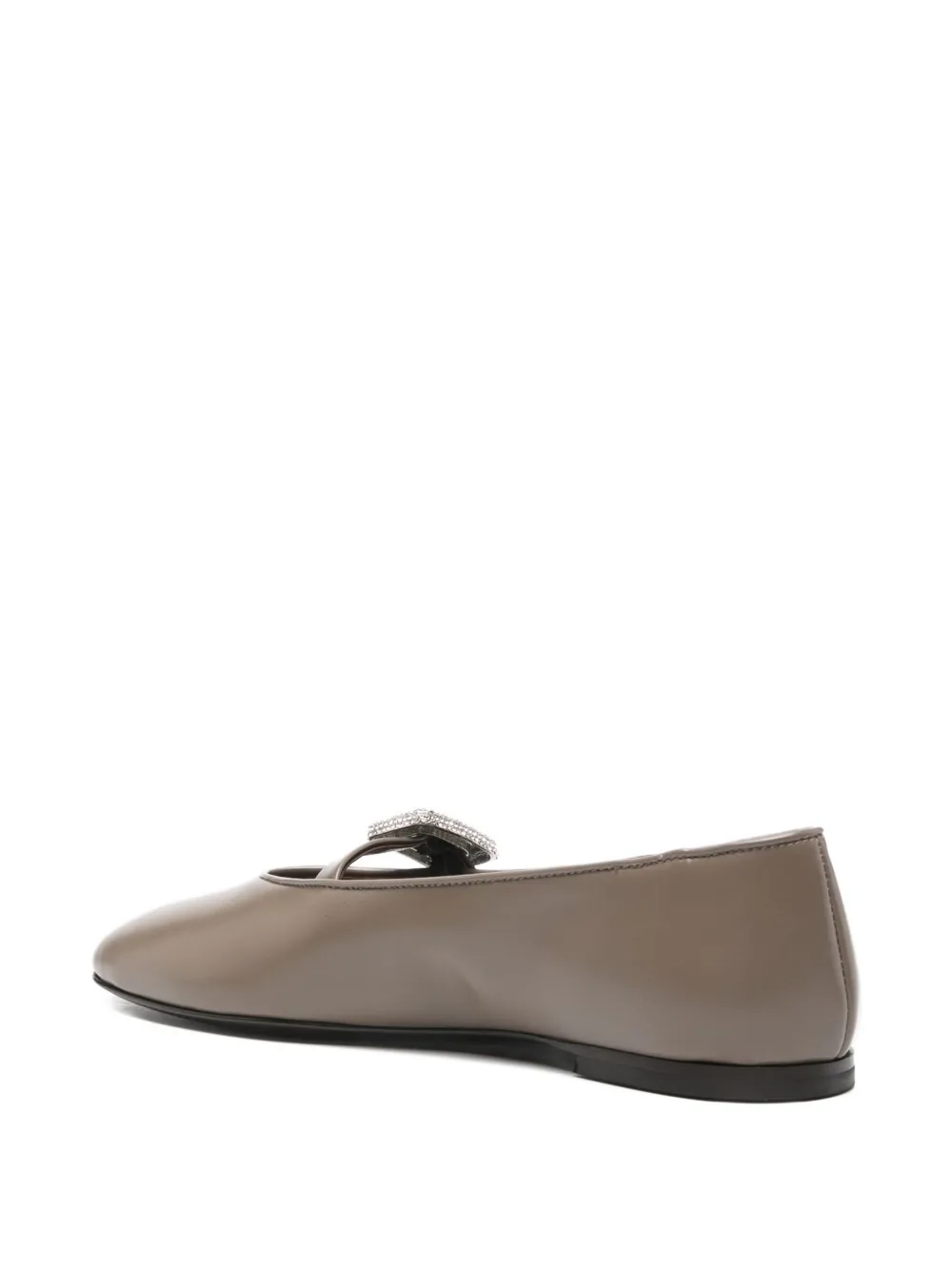 Giuseppe Zanotti Georgia Buckle ballet flats Brown