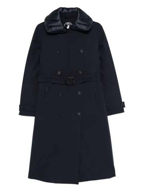 Save The Duck quilted-collar belted coat