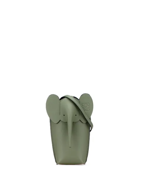 Loewe Pre-Owned 2021 Leather Elephant Pocket crossbody bag