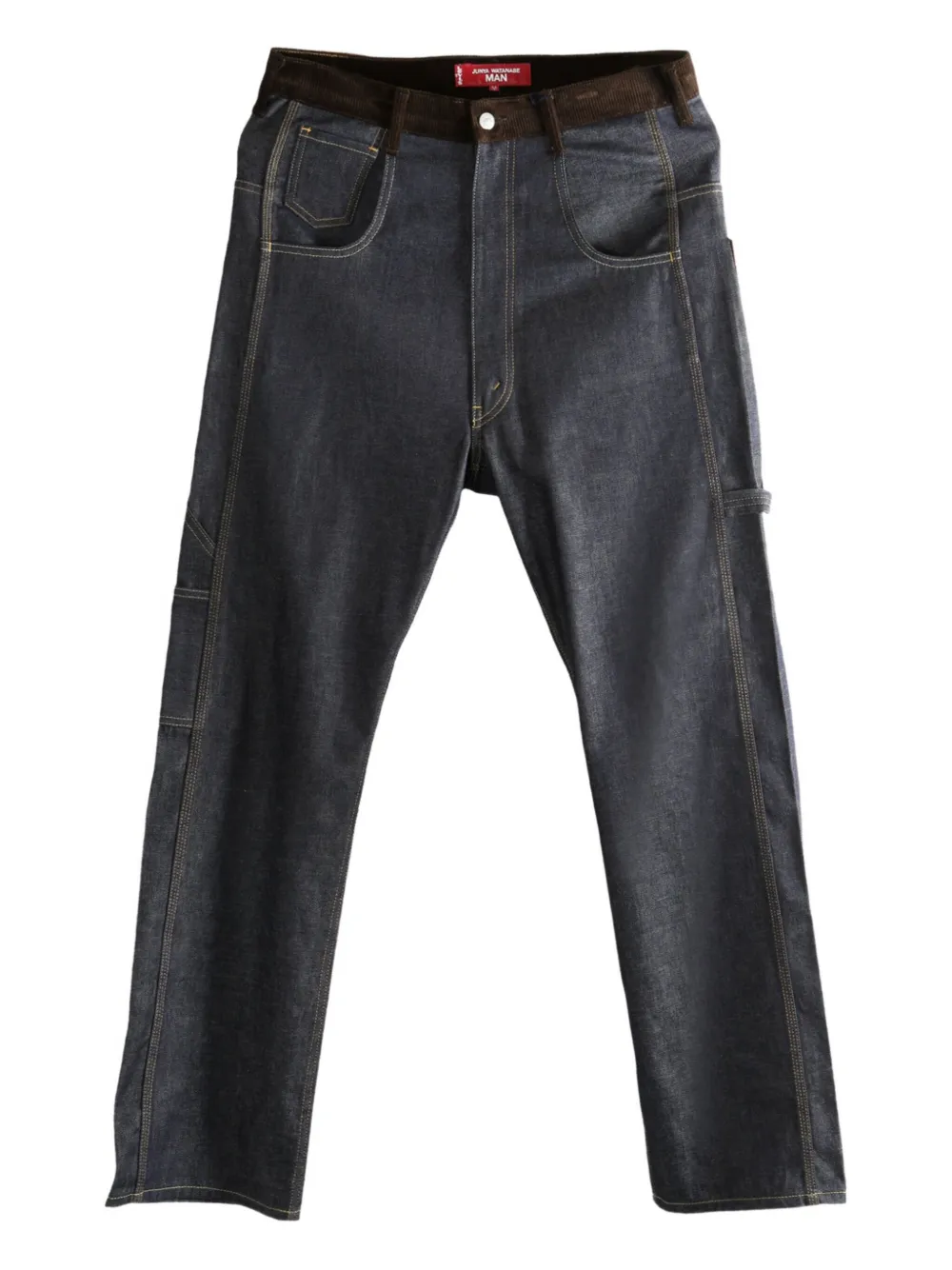 Junya Watanabe MAN x Levi's® corduroy-insert jeans - ブルー Junya Watanabe MAN x Levi's® corduroy-insert jeans - ブルー