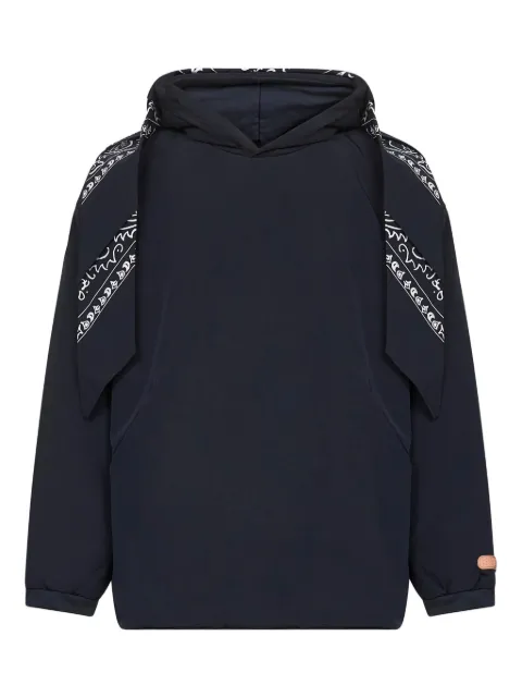 PDF bandana-print hooded sweater