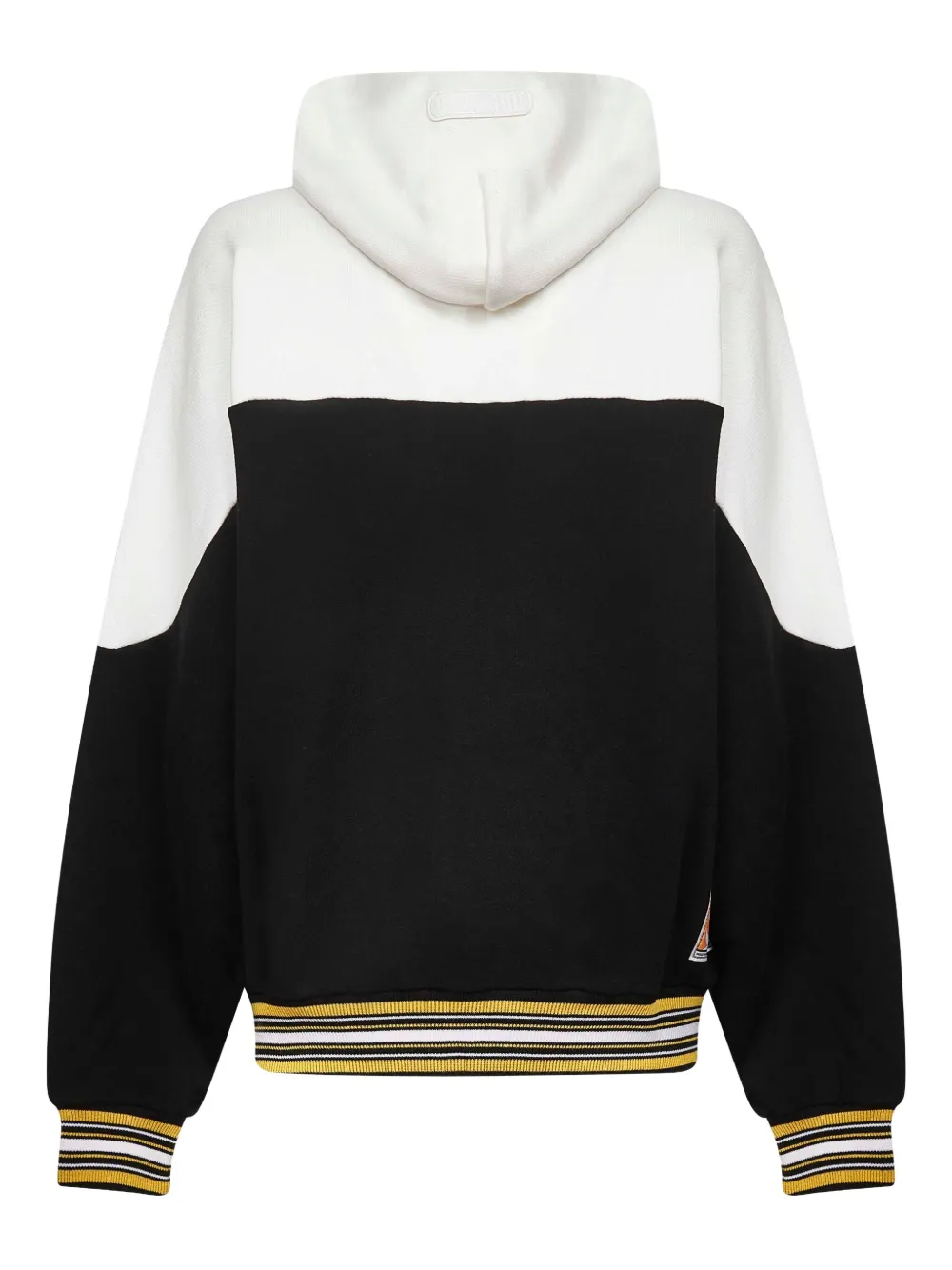 Pdf Colour-block Zip-up Hoodie In Black