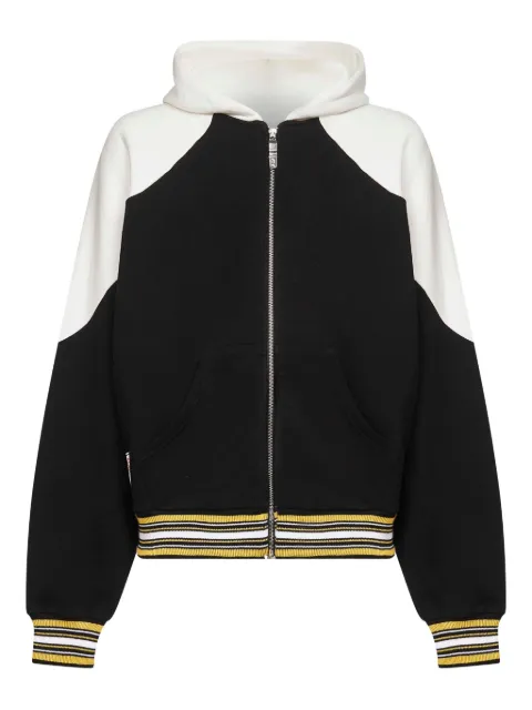 PDF colour-block zip-up hoodie 