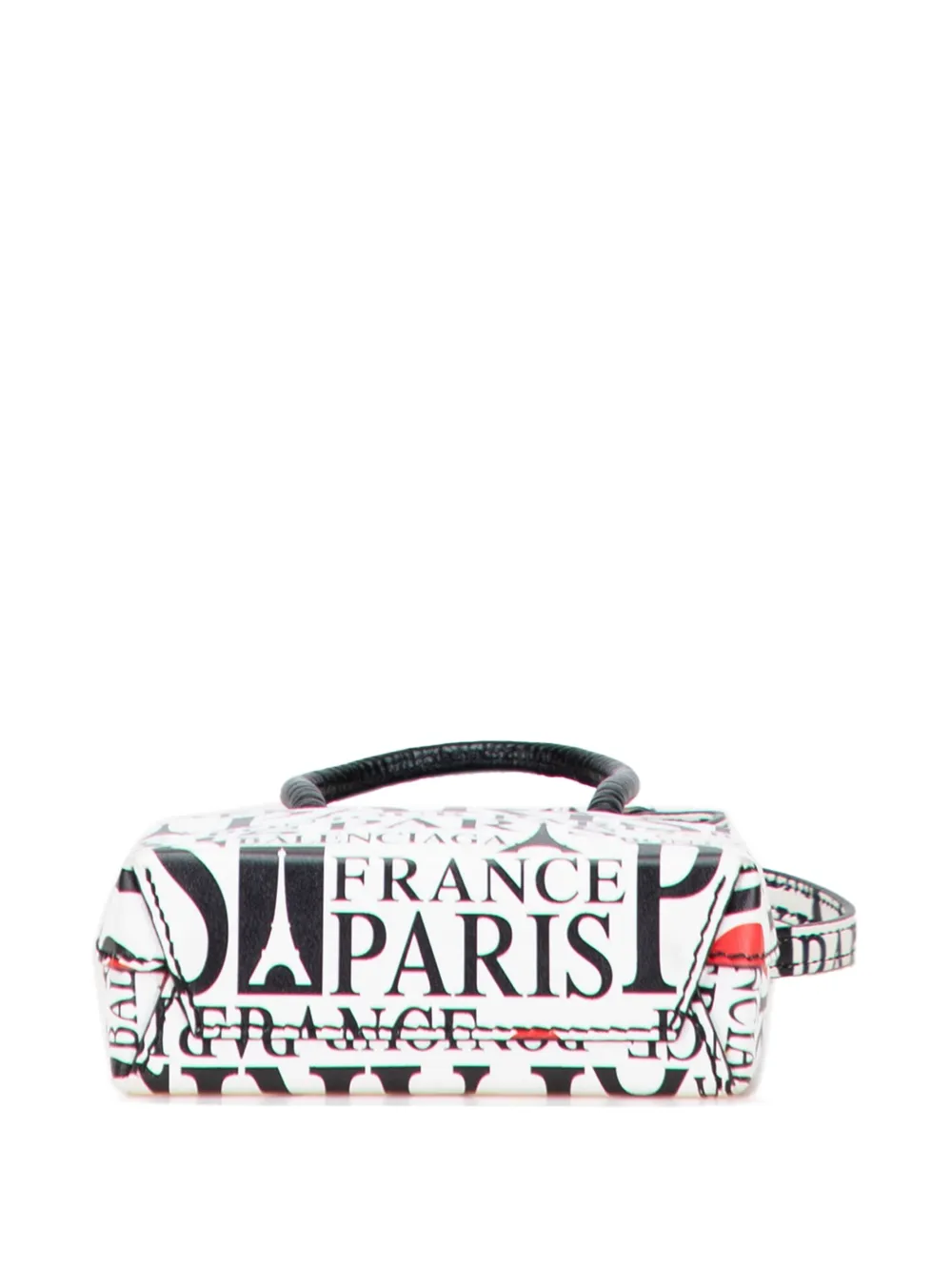 2019 Mini Calfskin Bonjour Paris Shopping Phone Holder Satchel