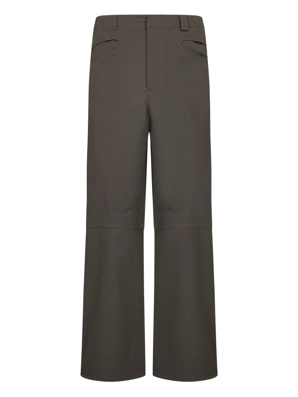 ROA zip-pocket trousers - グリーン ROA zip-pocket trousers - グリーン