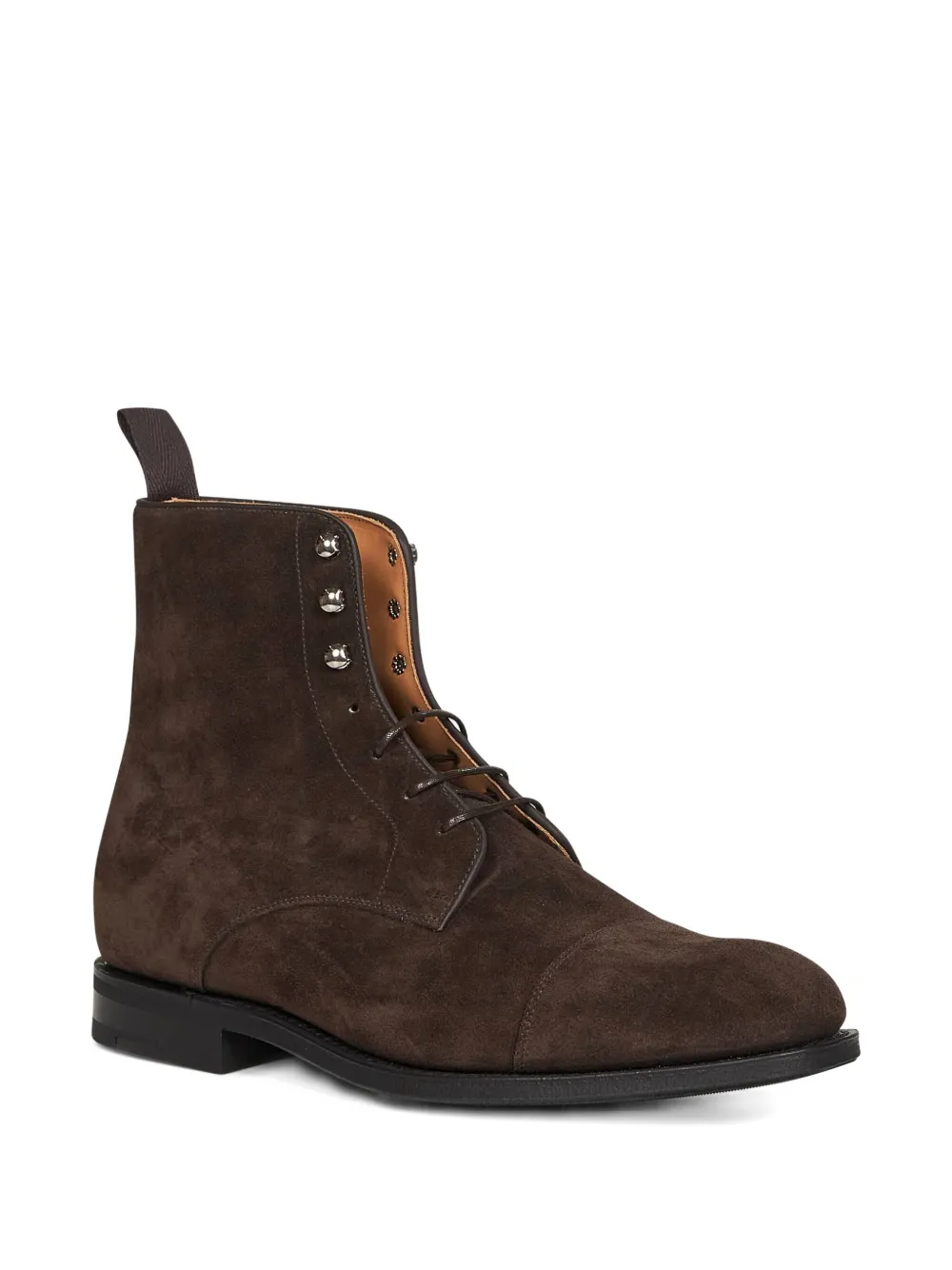 Church's lace-up suede boots Brown