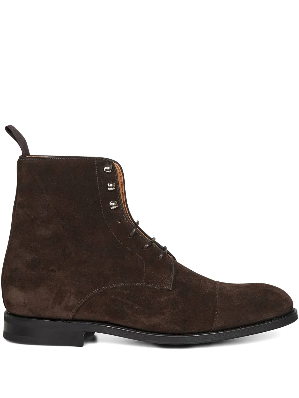 Church's lace-up suede boots Brown