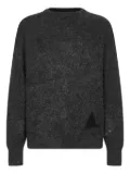 ROA crew-neck sweater - Grey