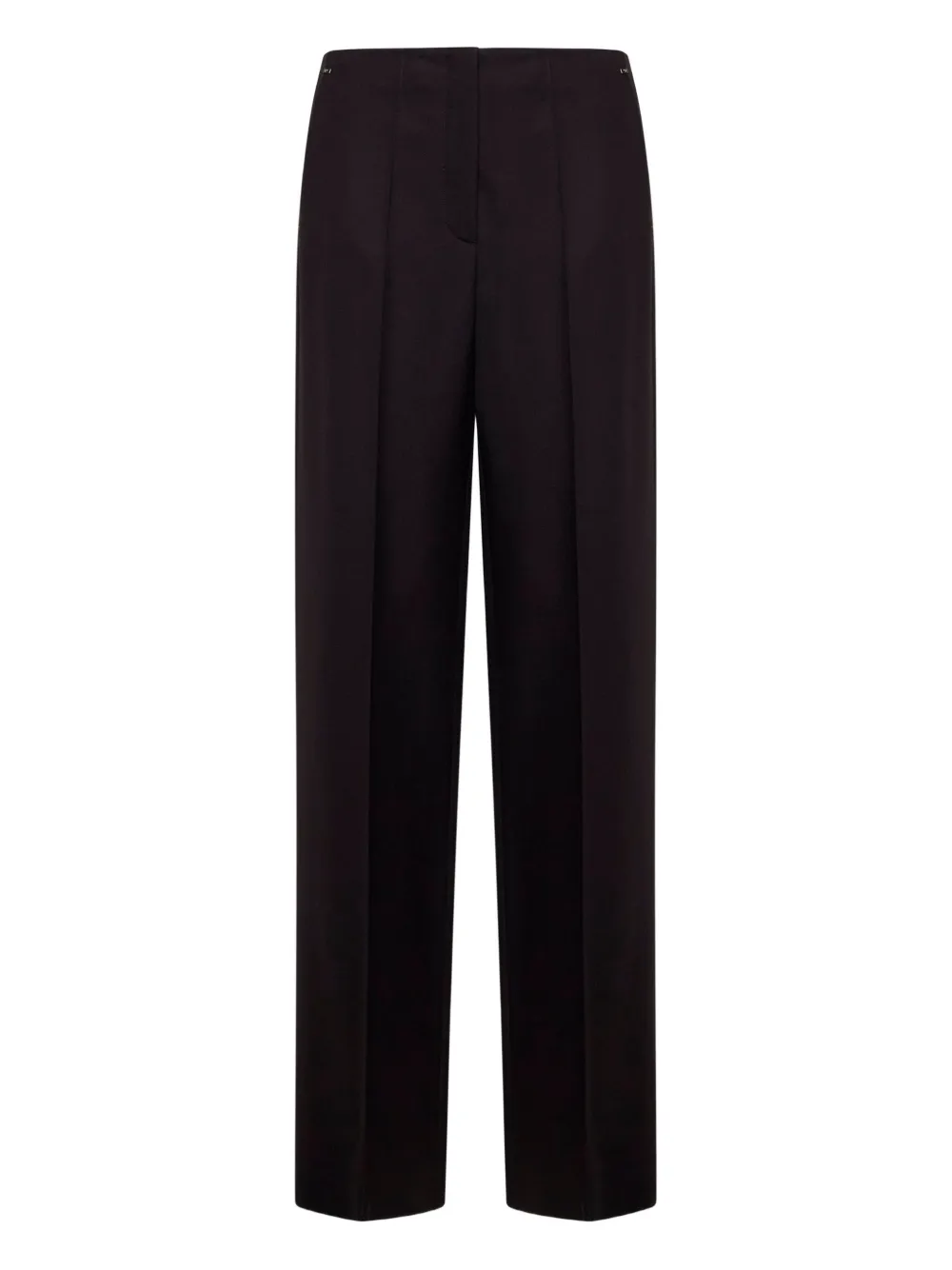 FENDI pleated-front wool trousers - パープル FENDI pleated-front wool trousers - パープル