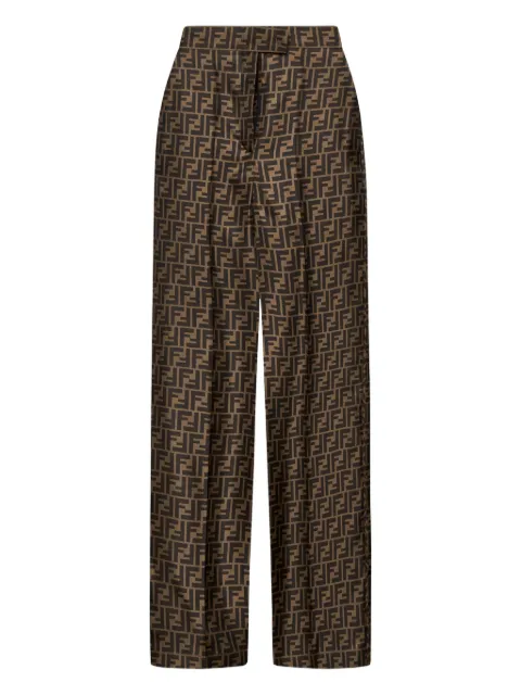 FENDI FF-motif printed trousers