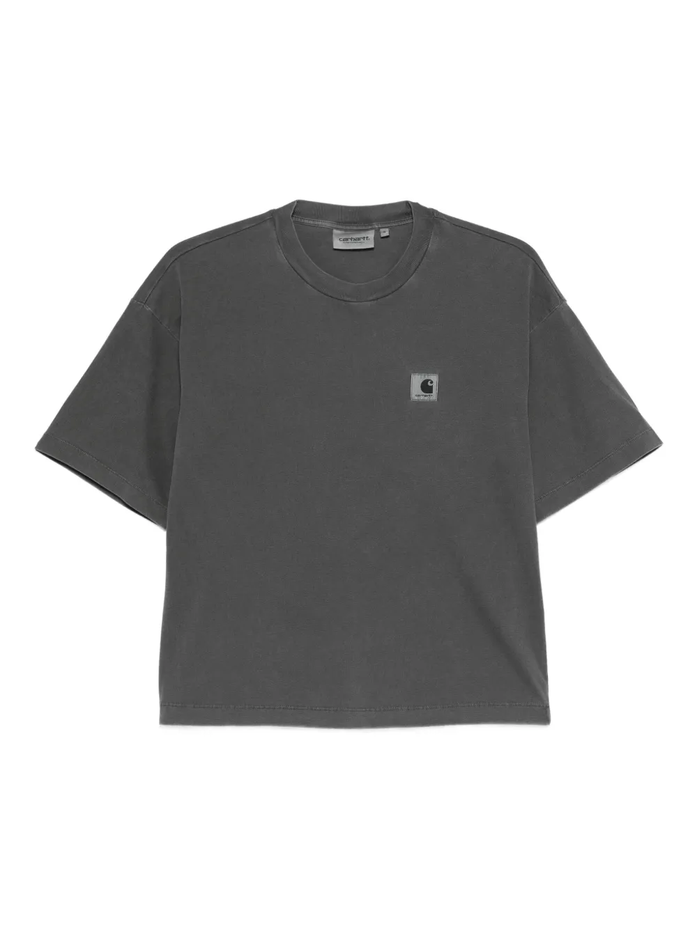 Carhartt WIP logo-patch T-shirt | Grey | Image 1