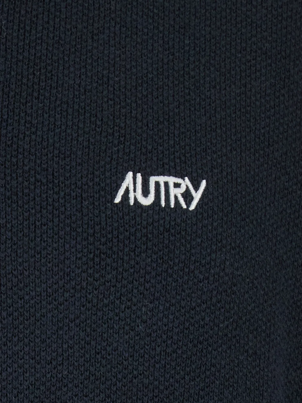 Autry Poloshirt met geborduurd logo Blauw
