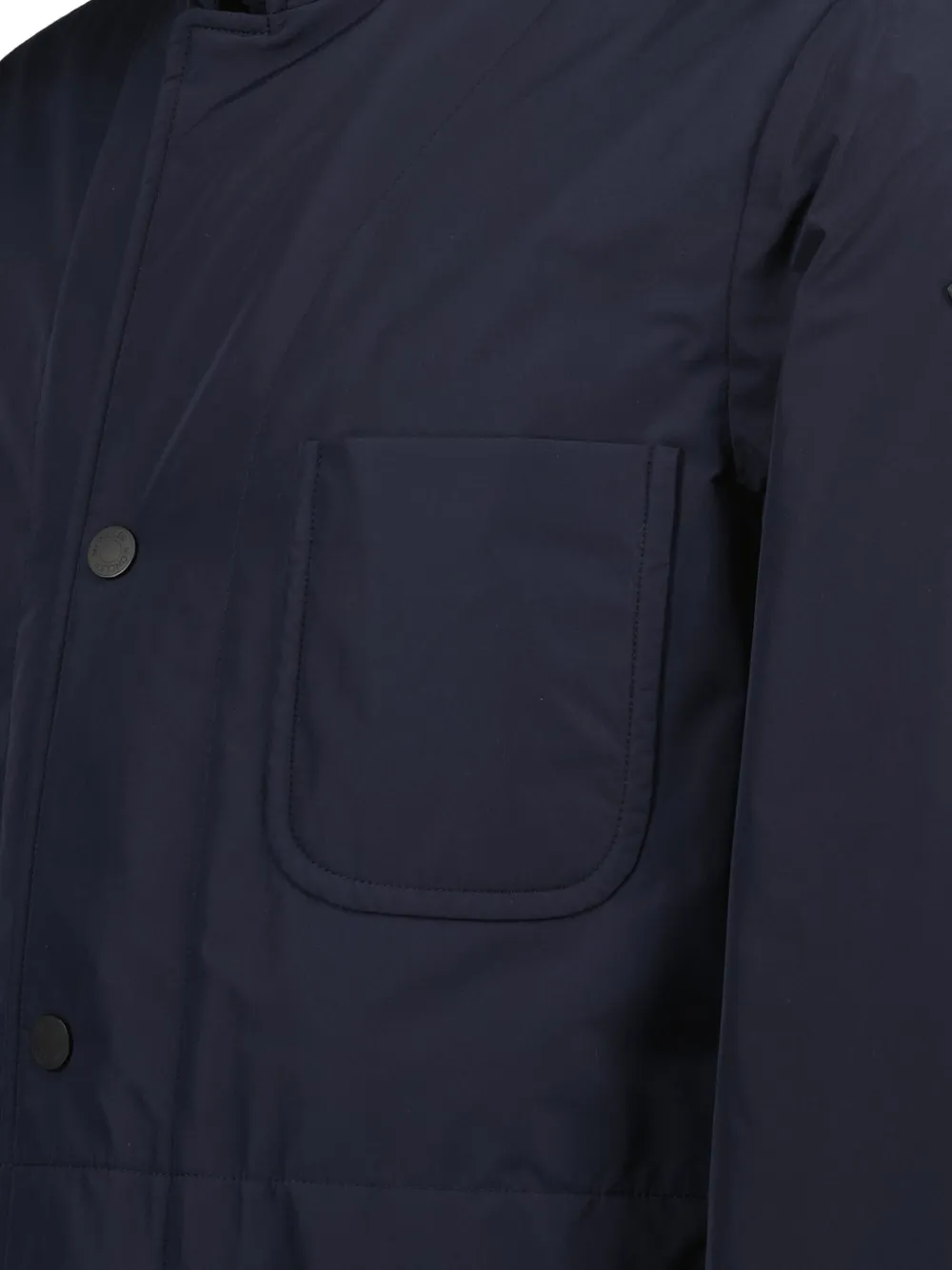 Moncler Jack met hoge hals Blauw