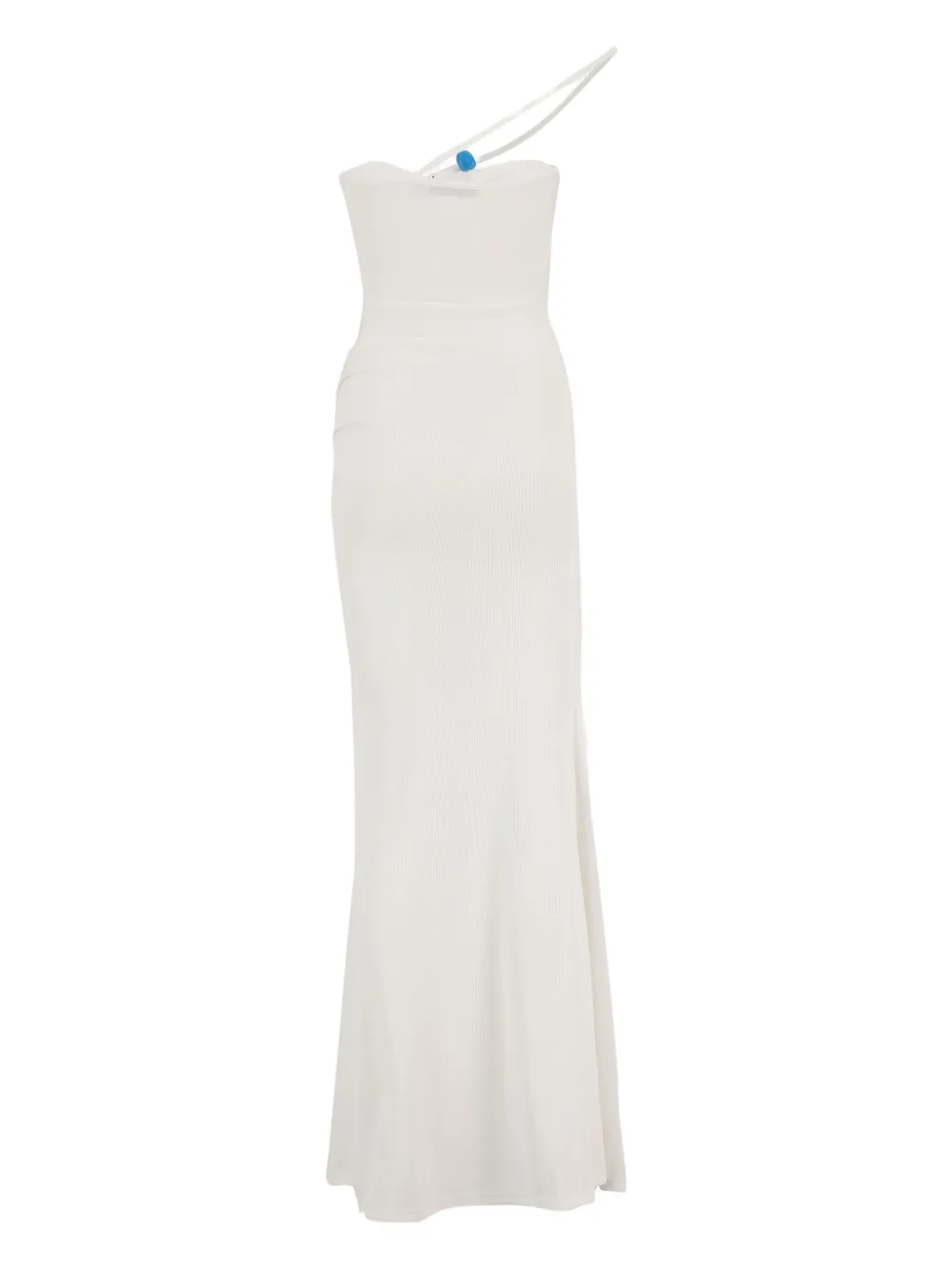 Christopher Esber Maxi-jurk met kristallen speld - White