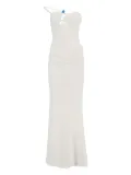 Christopher Esber Crystal Pin Cutaway Cami maxi dress - White