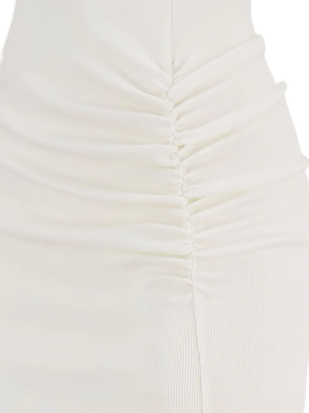 Christopher Esber Crystal Pin Cutaway Embellished Maxi Dress In White