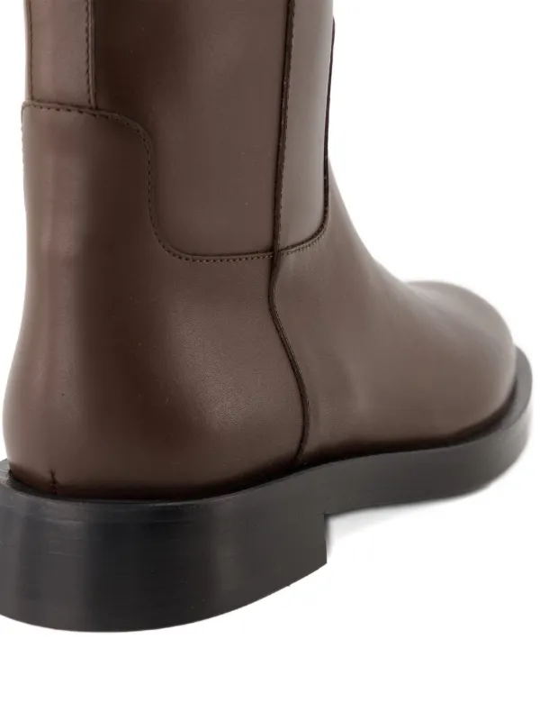 Valentino Garavani VLogo-buckle Boots | Brown | FARFETCH