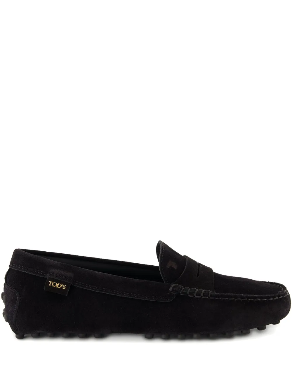 Tod's Gommino suede loafers Black