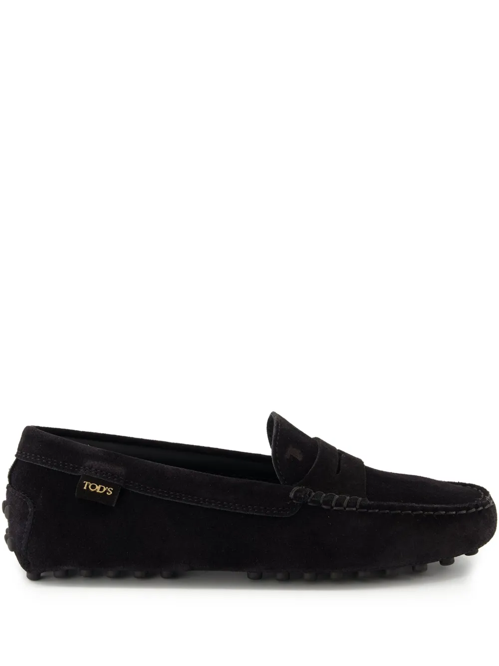 Tod's Gommino suede loafers Black
