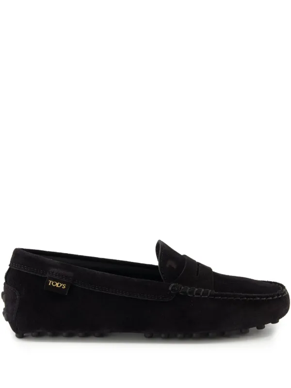 Tod\'s Black Suede Loafers Man BLACK T Timeless Loafers in Pashmy Suede  main image 4