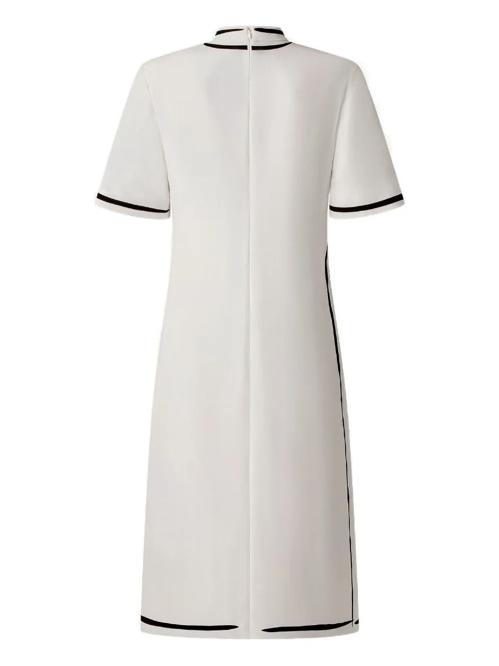 Shanghai Tang silk high-neck dress - Wit