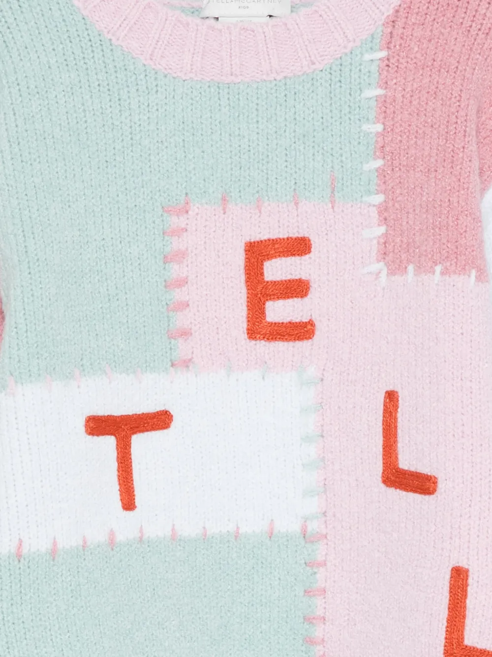 拼贴设计拼接毛衣