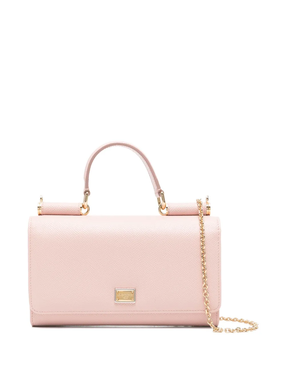Dolce & Gabbana Dauphine top-handle chain wallet | Pink | Image 1