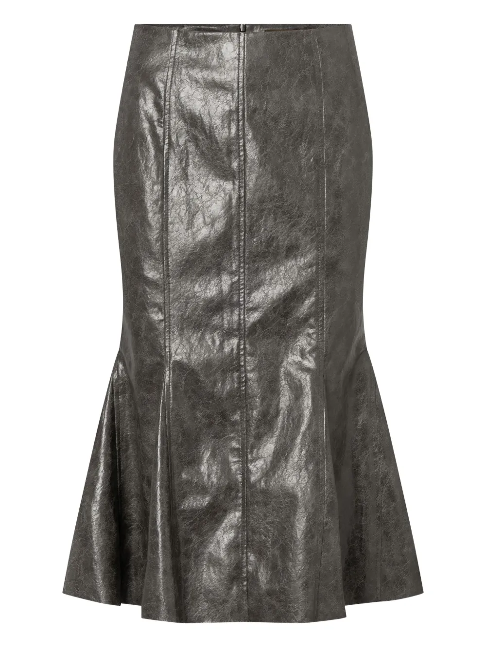 Elena Velez fishtail midi skirt - ブラウン Elena Velez fishtail midi skirt - ブラウン
