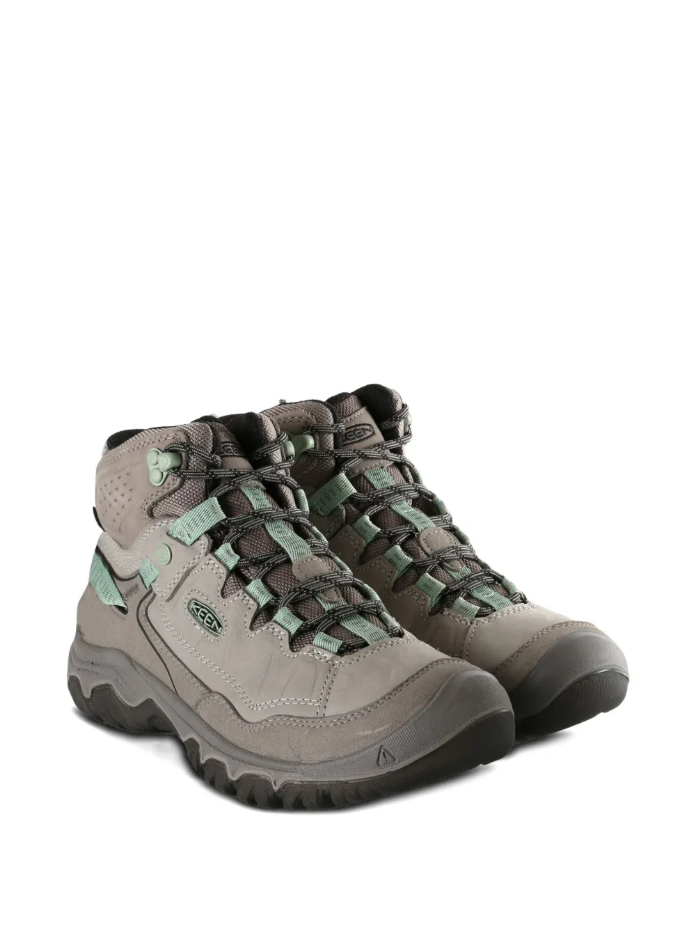 KEEN FOOTWEAR lace-up leather boots Grey