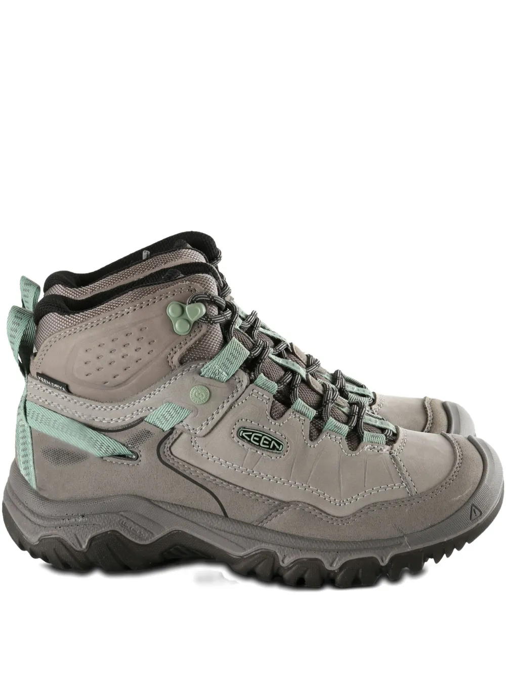 KEEN FOOTWEAR lace-up leather boots Grey