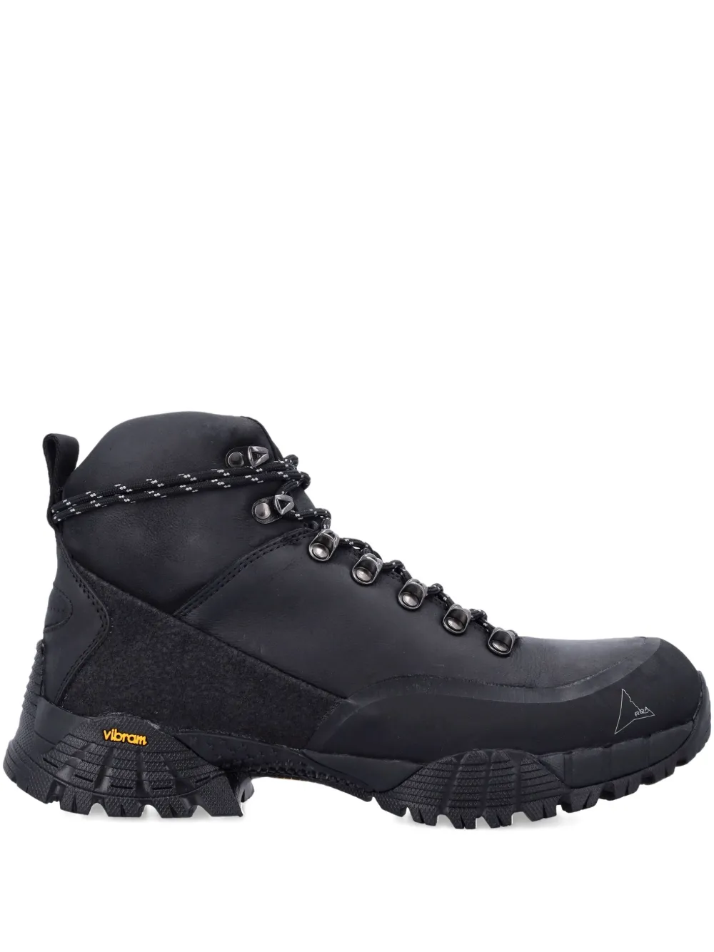 ROA Andreas lace-up leather boots Black