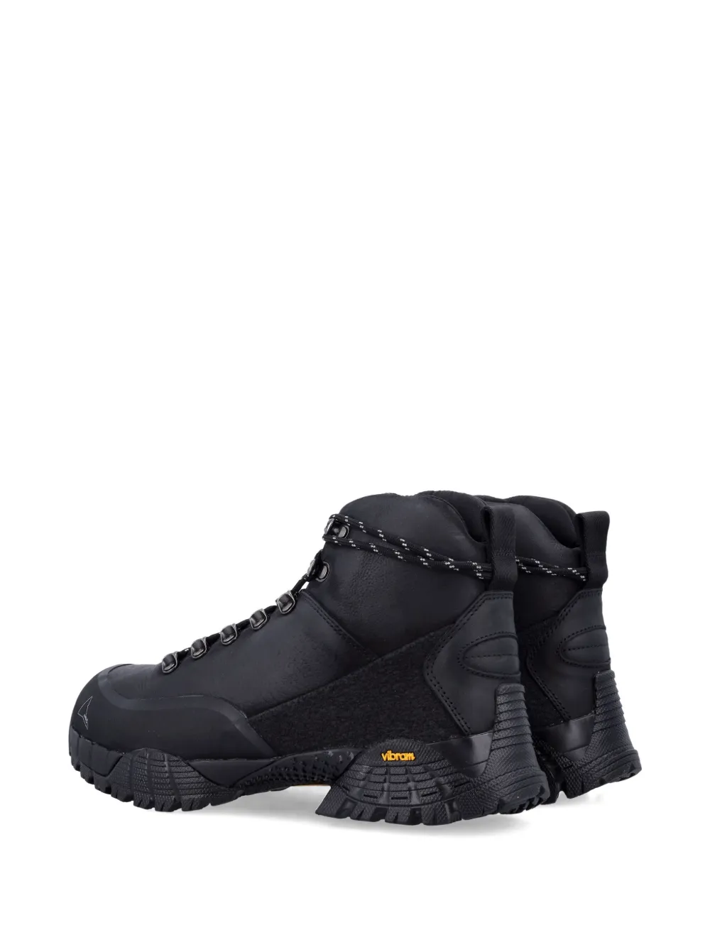 ROA Andreas lace-up leather boots Black