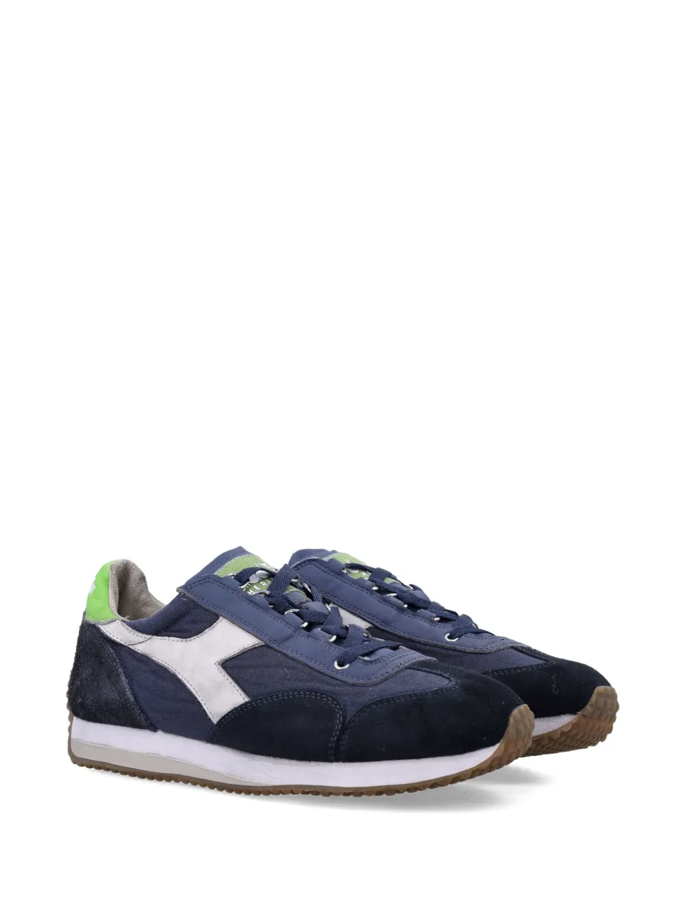 Diadora suede-panelled lace-up sneakers | Low-Tops | Image 2