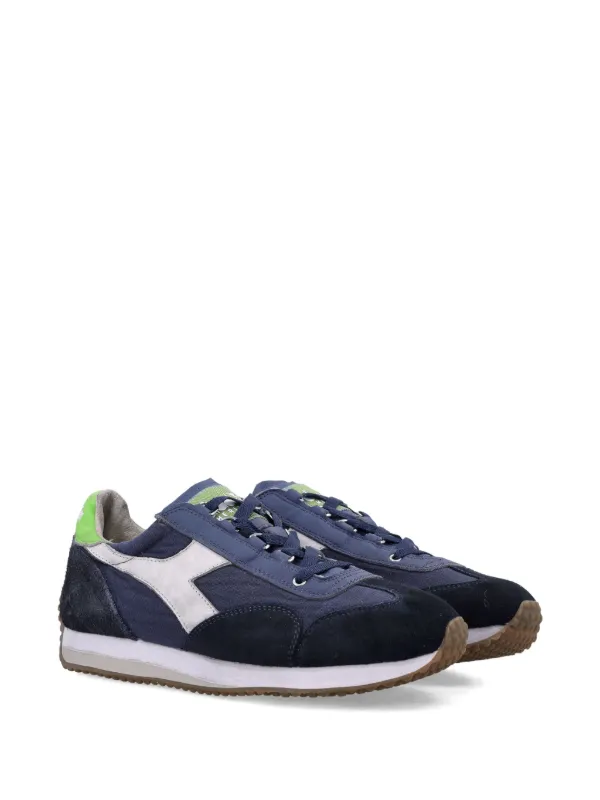 Diadora suede-panelled lace-up Sneakers Blue FARFETCH ID