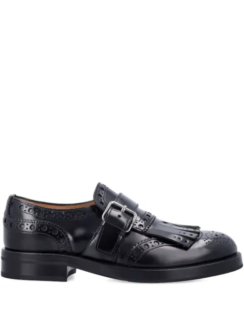 Church's fringed buckle Oxford shoes