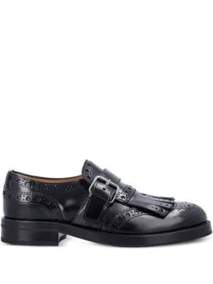 Tod's モンクストラップ ブローグシューズ | レッド | FARFETCH JP