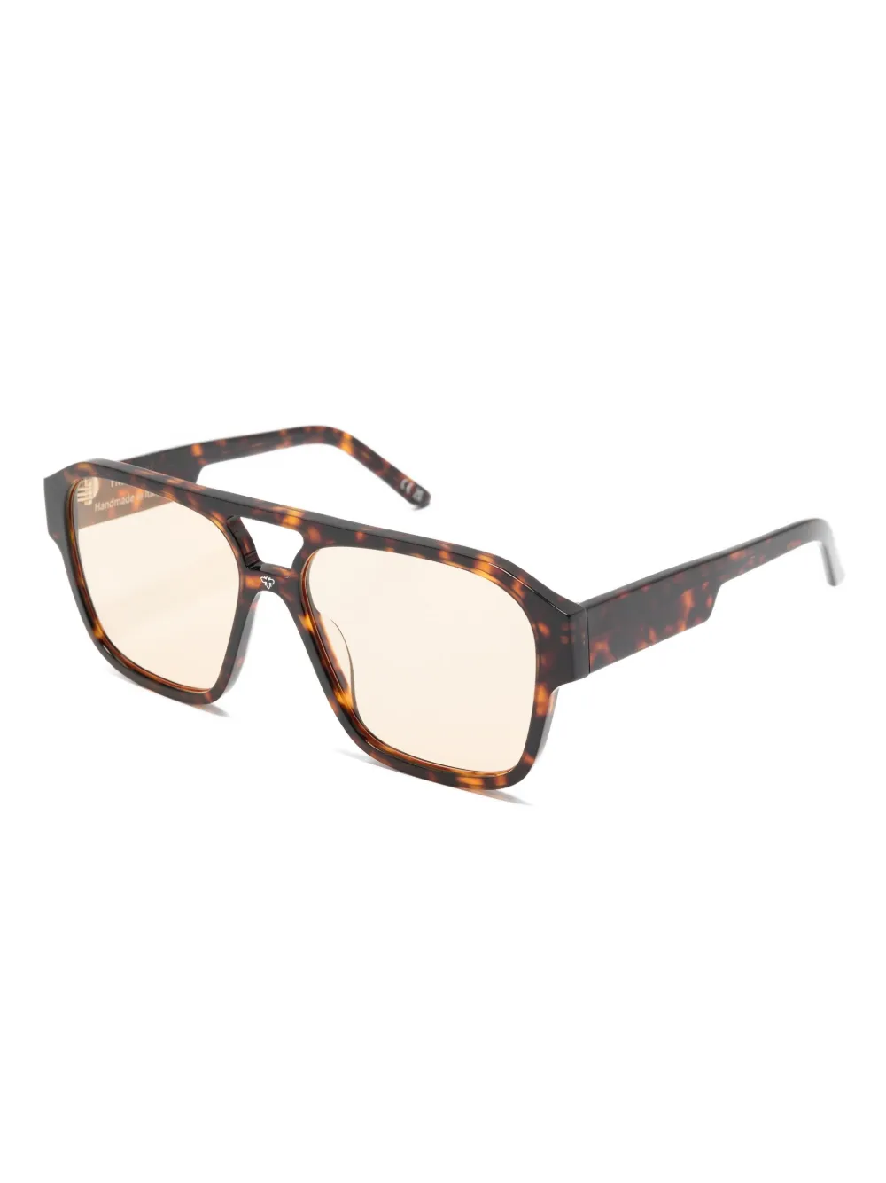 FACE HIDE tortoiseshell-pattern sunglasses - Bruin