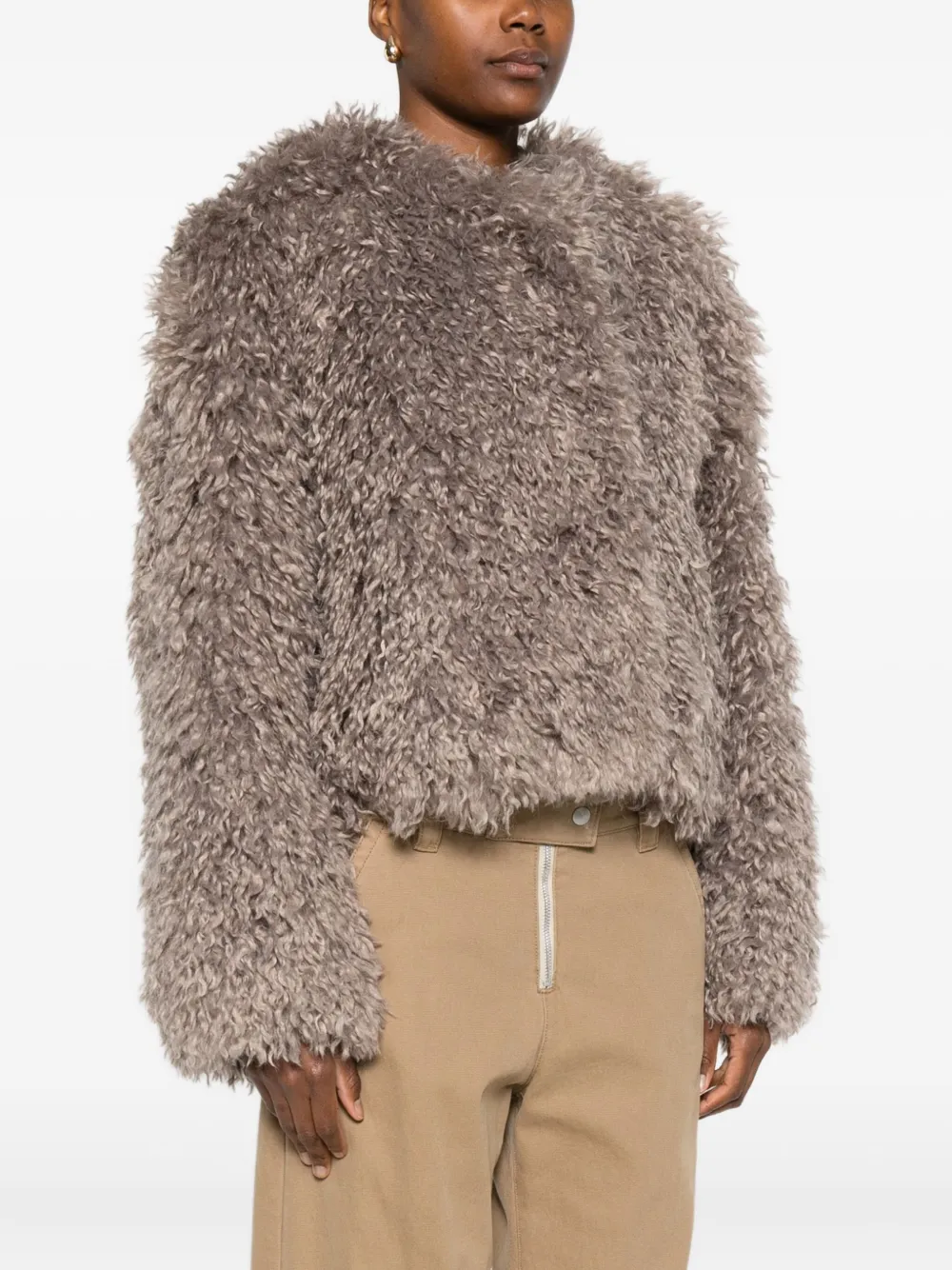 Kristina Ti Long-sleeves Jacket In Neutral