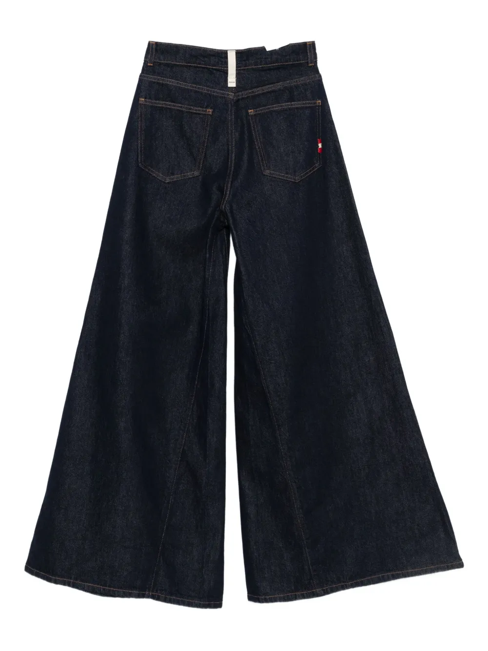 AMISH Colette jeans met wijde pijpen - Blauw